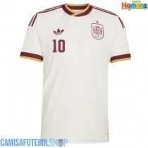 Camisa de time de futebol Espanha Dani Olmo #10 Replicas 2º Equipamento Mundo 2026 Manga Curta